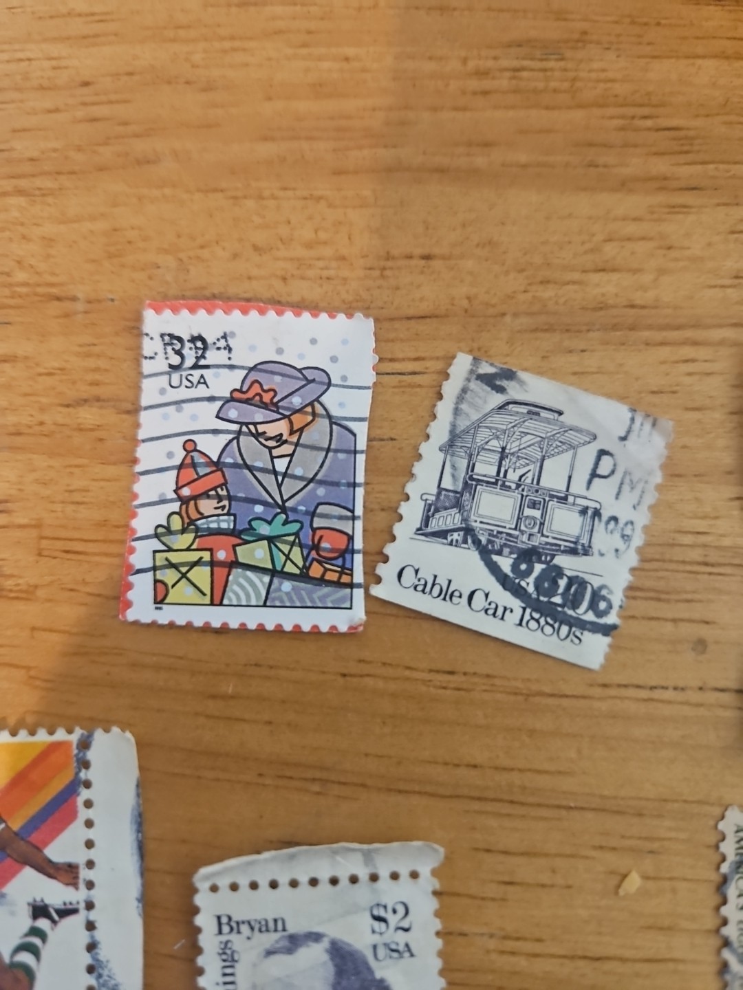 Lot of Unused Mixed Cent Stamps, Vintage U.S. Postage Stamps