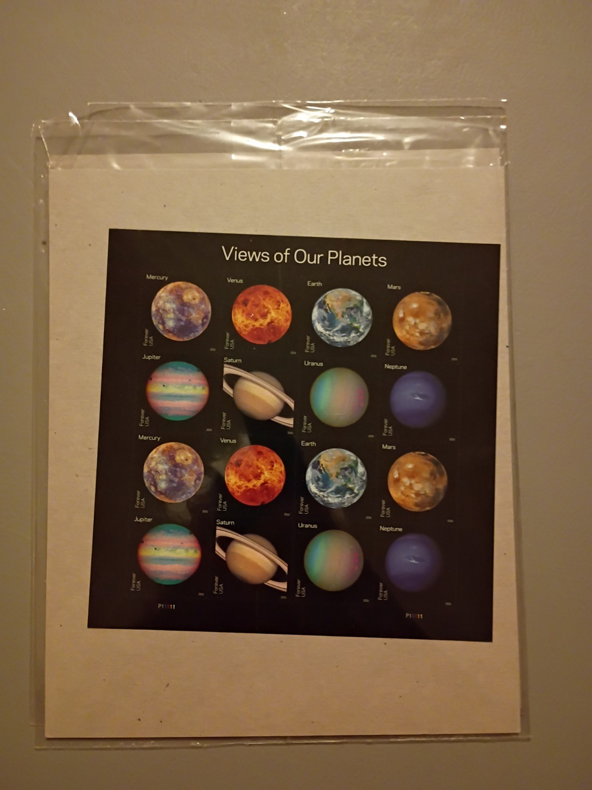 US SCOTT 5069 – 5076a PANE OF 16 VIEWS OF OUR PLANETS FOREVER STAMPS MNH