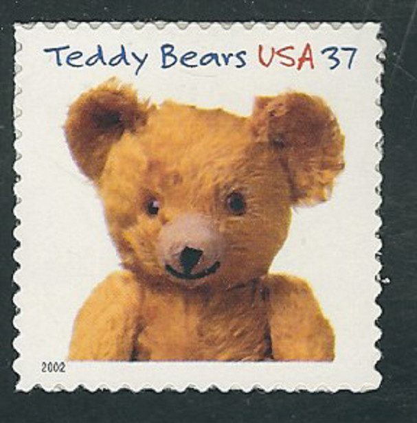 Scott #3655….37 Cent…Teddy Bears…2 Stamps