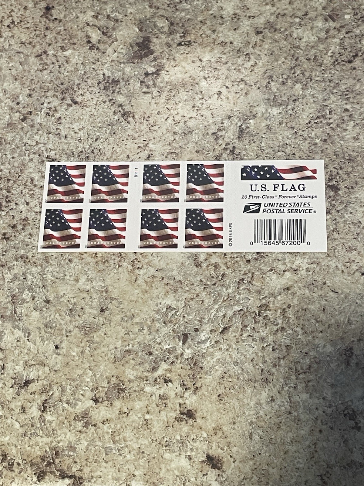 USPS Forever Stamps – US Flags (2017) 1 Book Of 20 Stamps MNH 🔥🔥