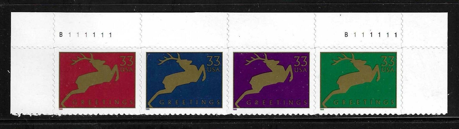 USA SC # 3359a DEER . MNH