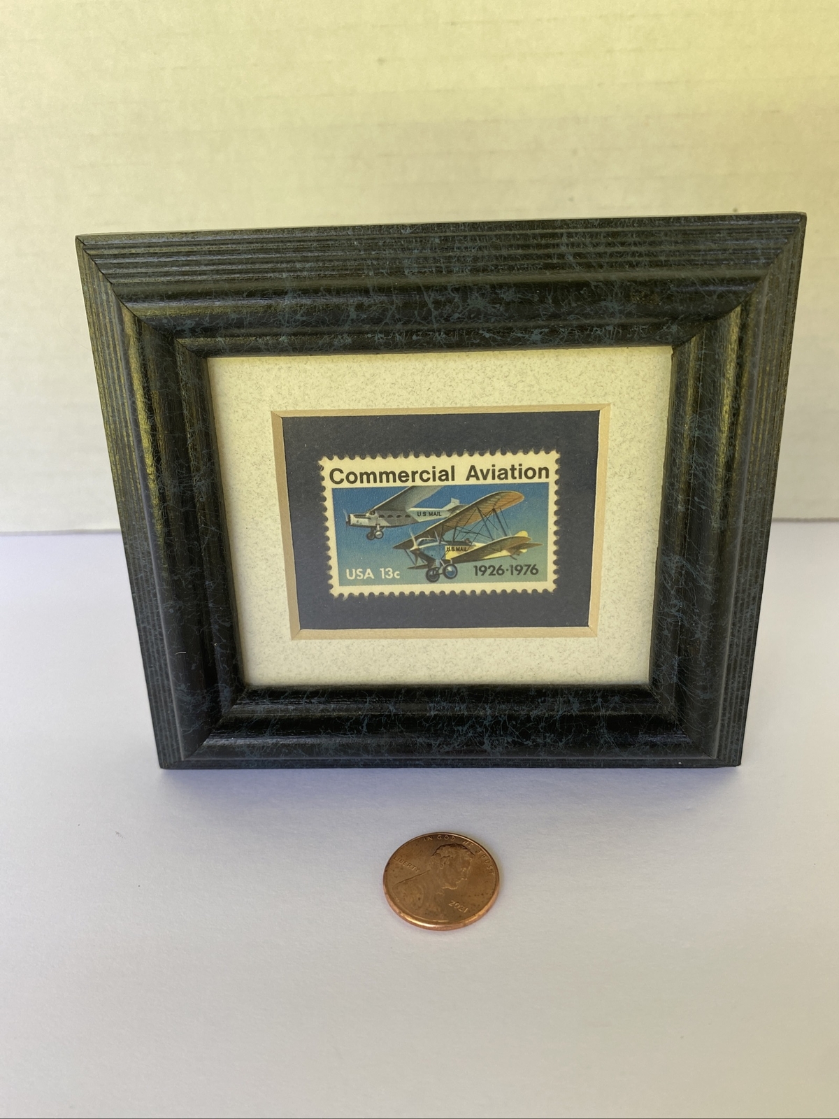 Stamp US Commercial Aviation USA 13 cent 1926-1976 frames Stamp