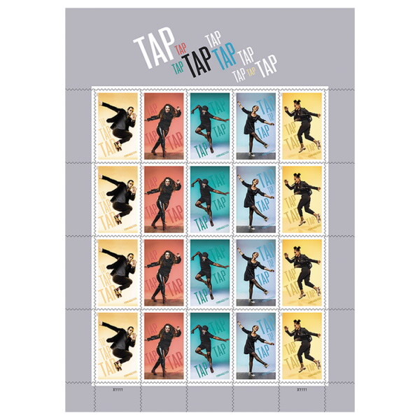 USPS New Tap Dance Pane of 20