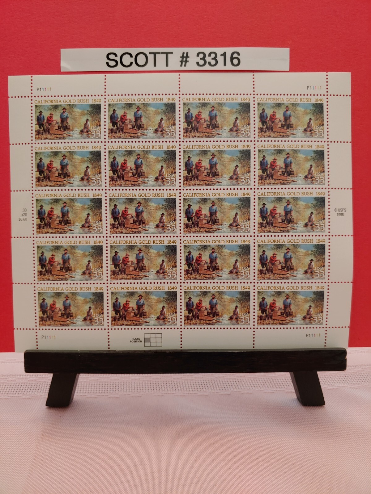Scott # 3316 California Gold Rush