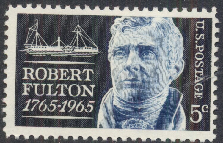 #1270 5¢ ROBERT FULTON STEAMBOAT LOT OF 400 MINT STAMPS, SPICE UP YOUR MAILINGS!