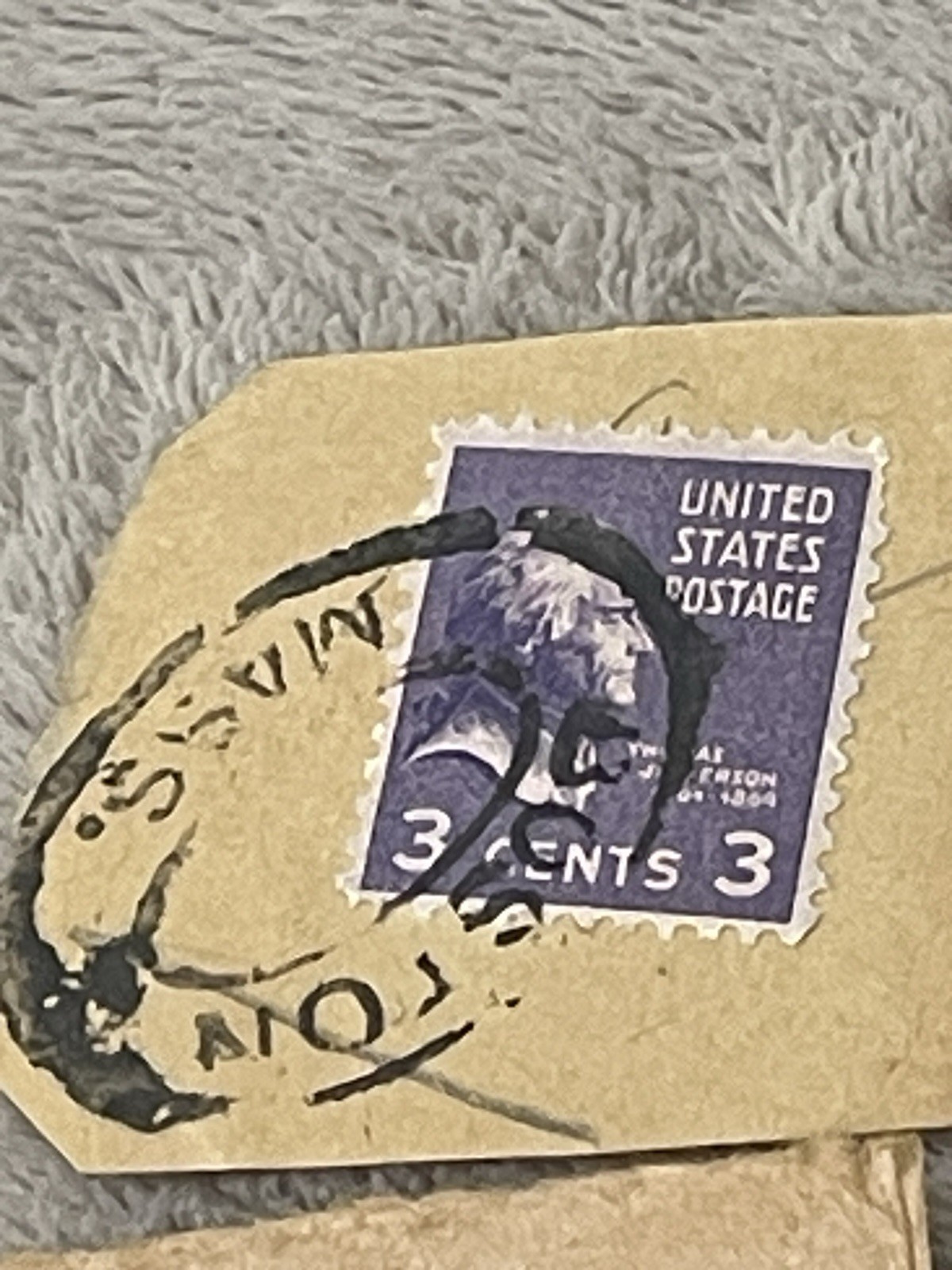 Vintage stamp 2c 1 1/2 C