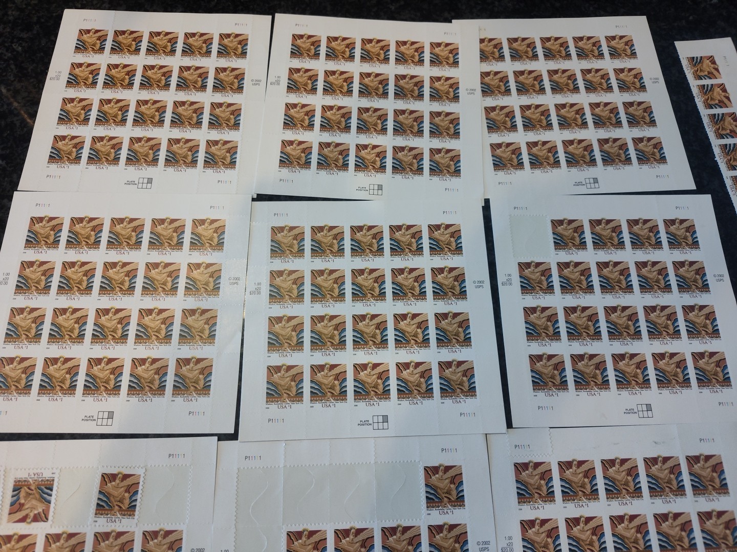 70% OF FACE VALUE OF $200 USA usable $1 Wisdom Stamps for USPS