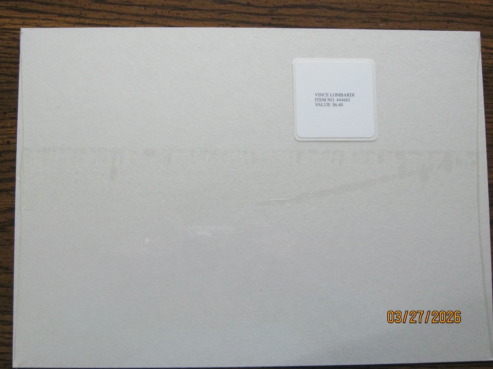 1996 VINCE LOMBARDI STAMPS SEALED UNCUT USPS PRESENTATION BLOCK OF 20 STAMPS