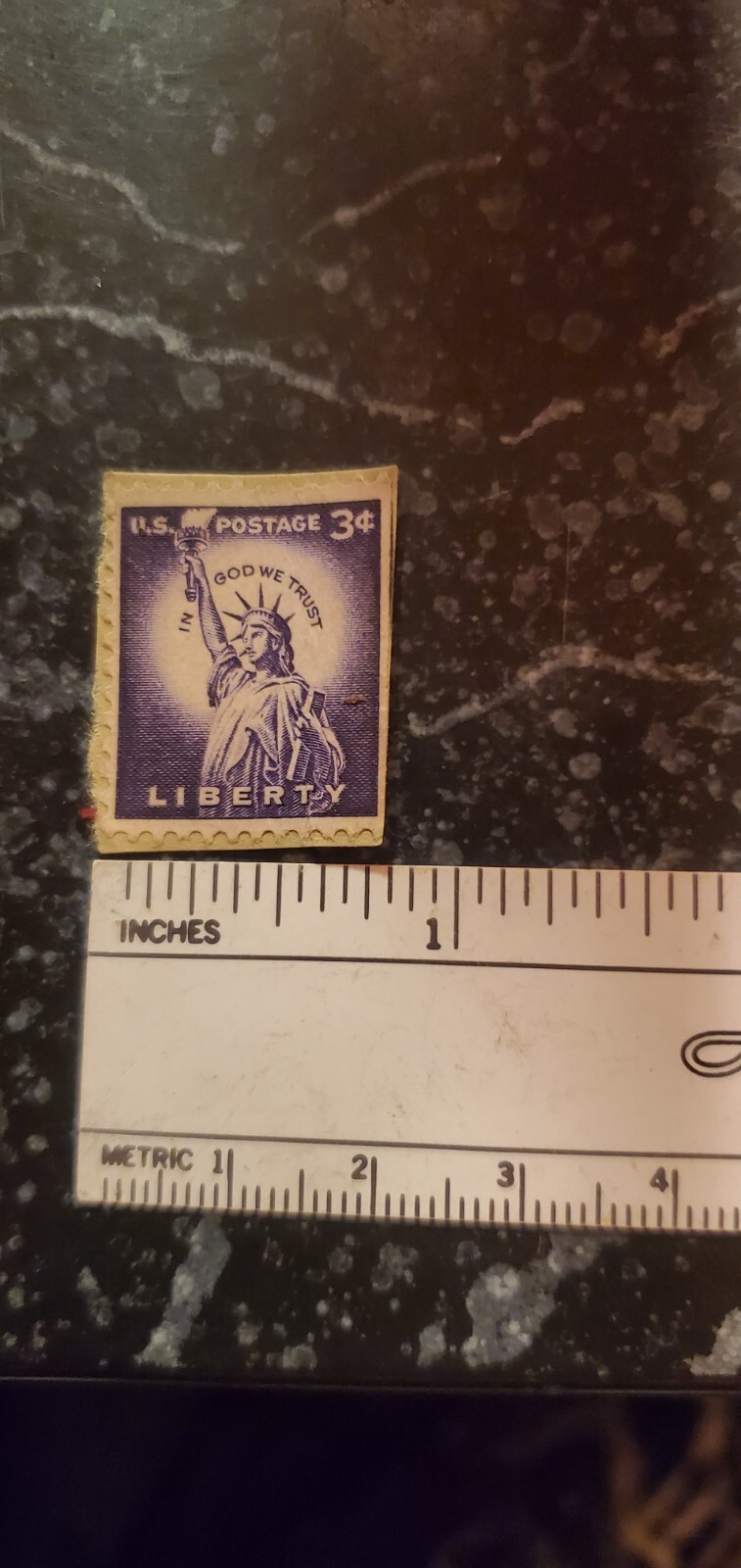 3 cent Statue of Liberty Rare Postage Stamp