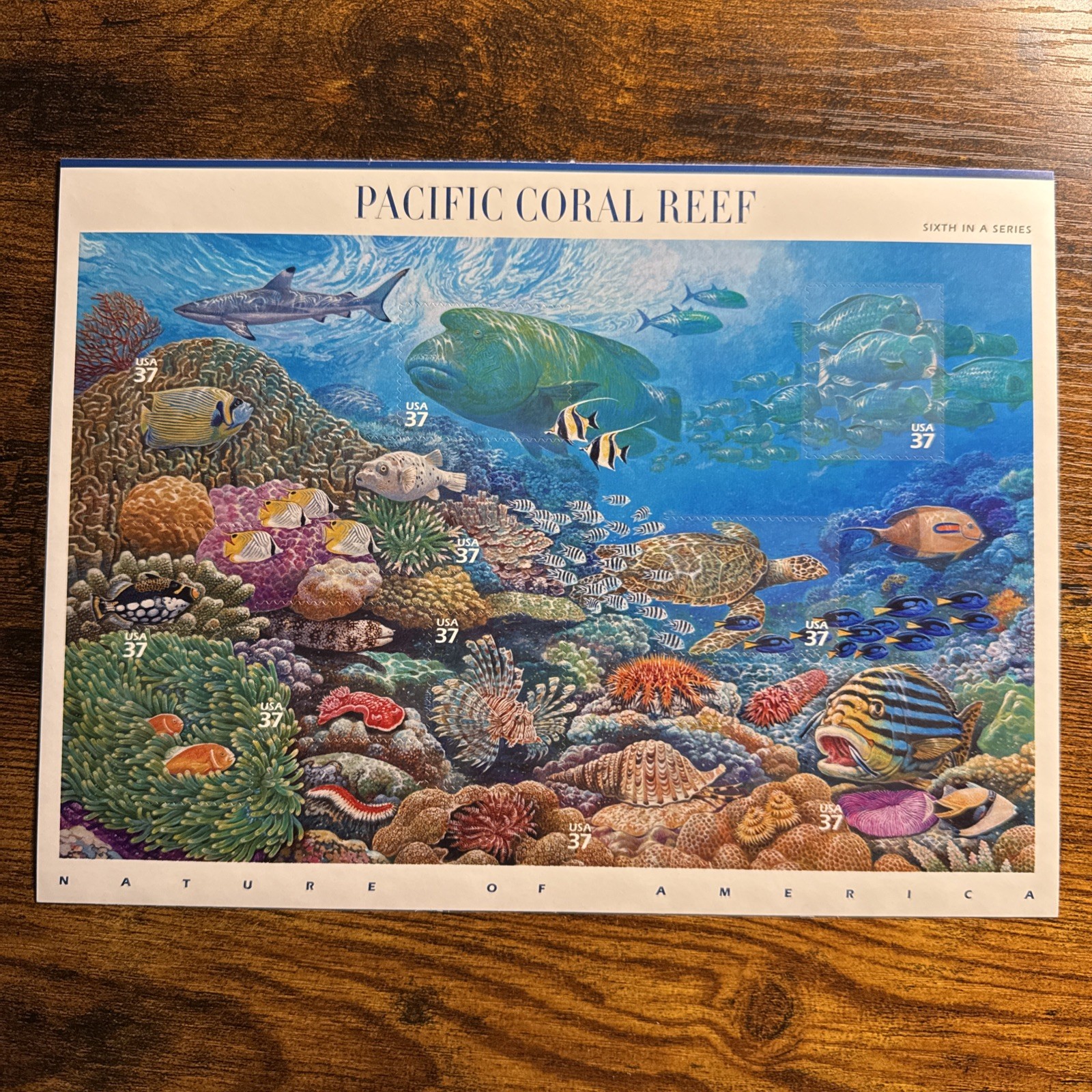 United States 37¢ Pacific Coral Reefs Nature Series # 3831 MNH Full Sheet