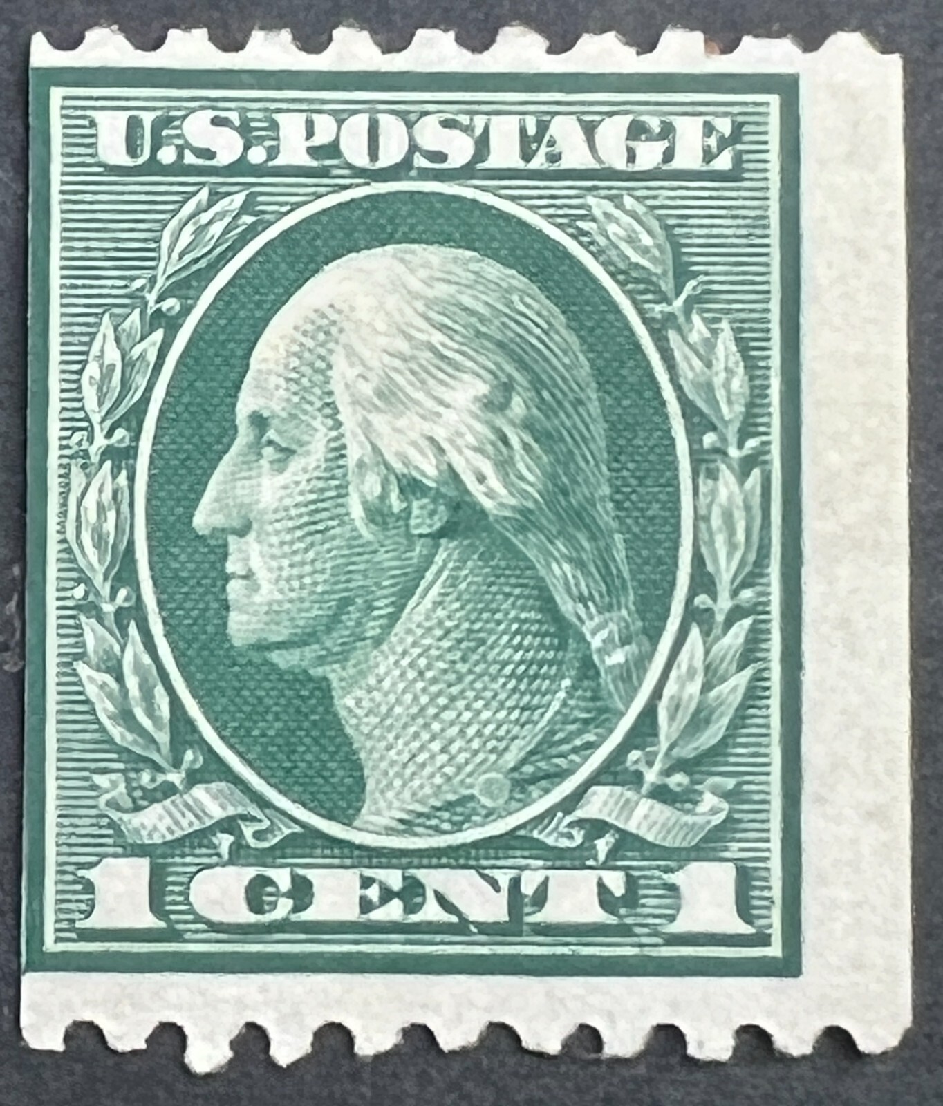 Scott#: 441 – George Washington 1¢ 1914 BEP single stamp MLHOG – Lot B1