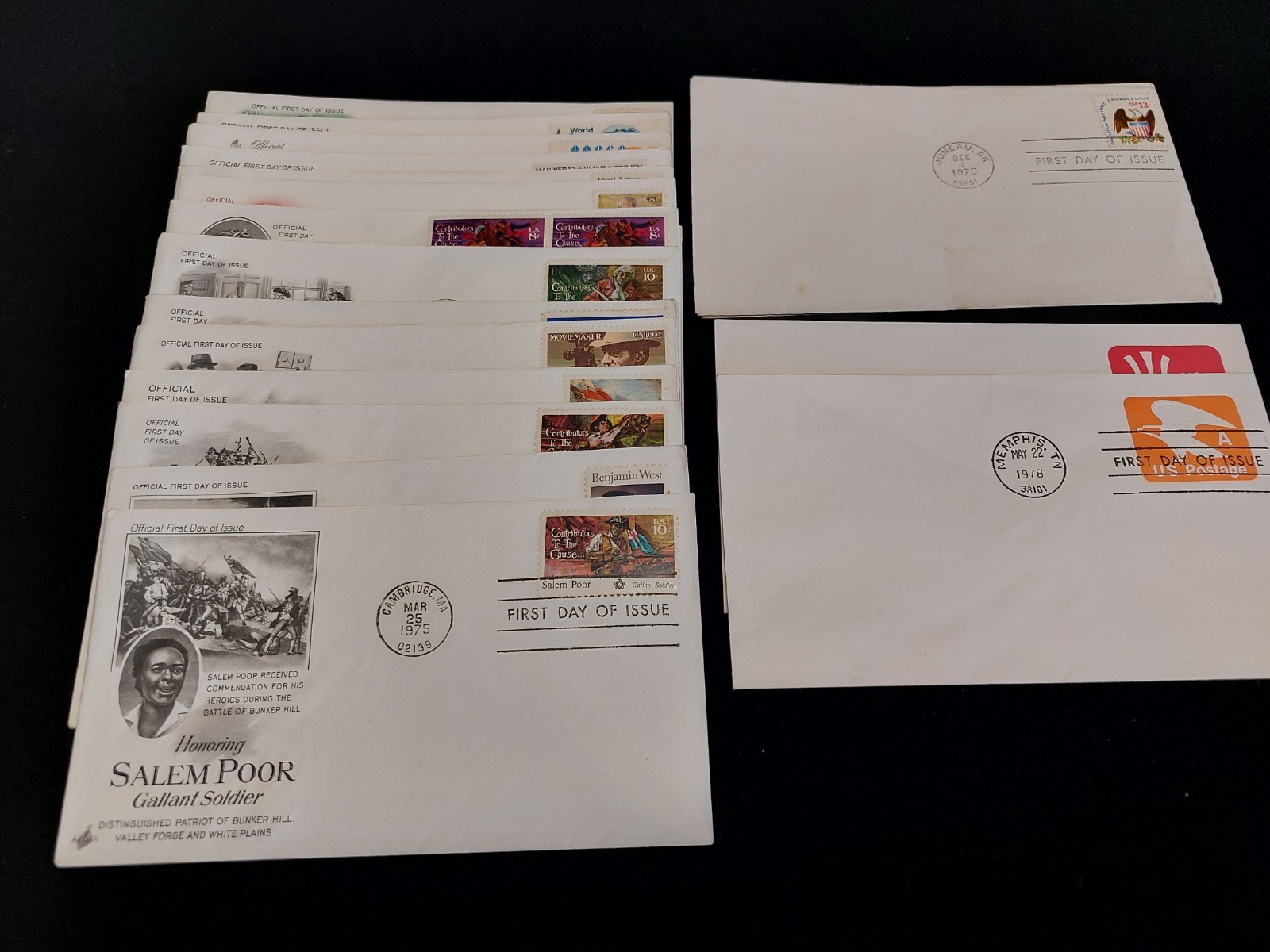 263 First Day Covers 1955-1994