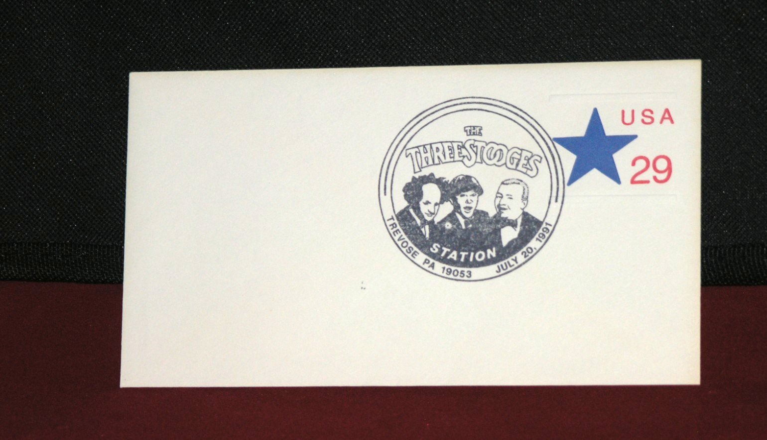 THREE STOOGES LOT OF 3 FIRST DAY ISSUE ENVELOPES 29 CENTS NEW LOOK
