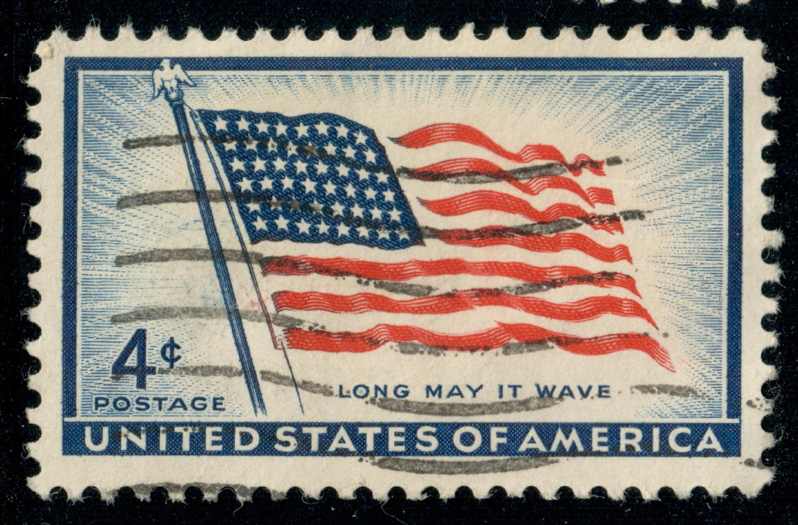 USA – 1957 – The 100th Anniversary of the American Flag – 4¢ – #2998