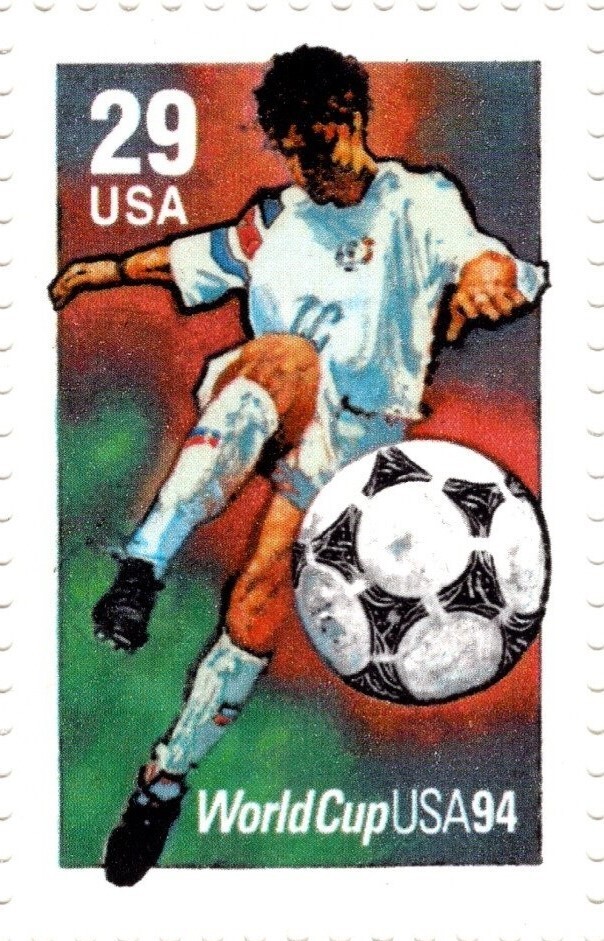 USA 1994 FIFA WORLD CUP THREE HALF SHEETS 30 STAMPS SCOTT 2834-2836 MNH