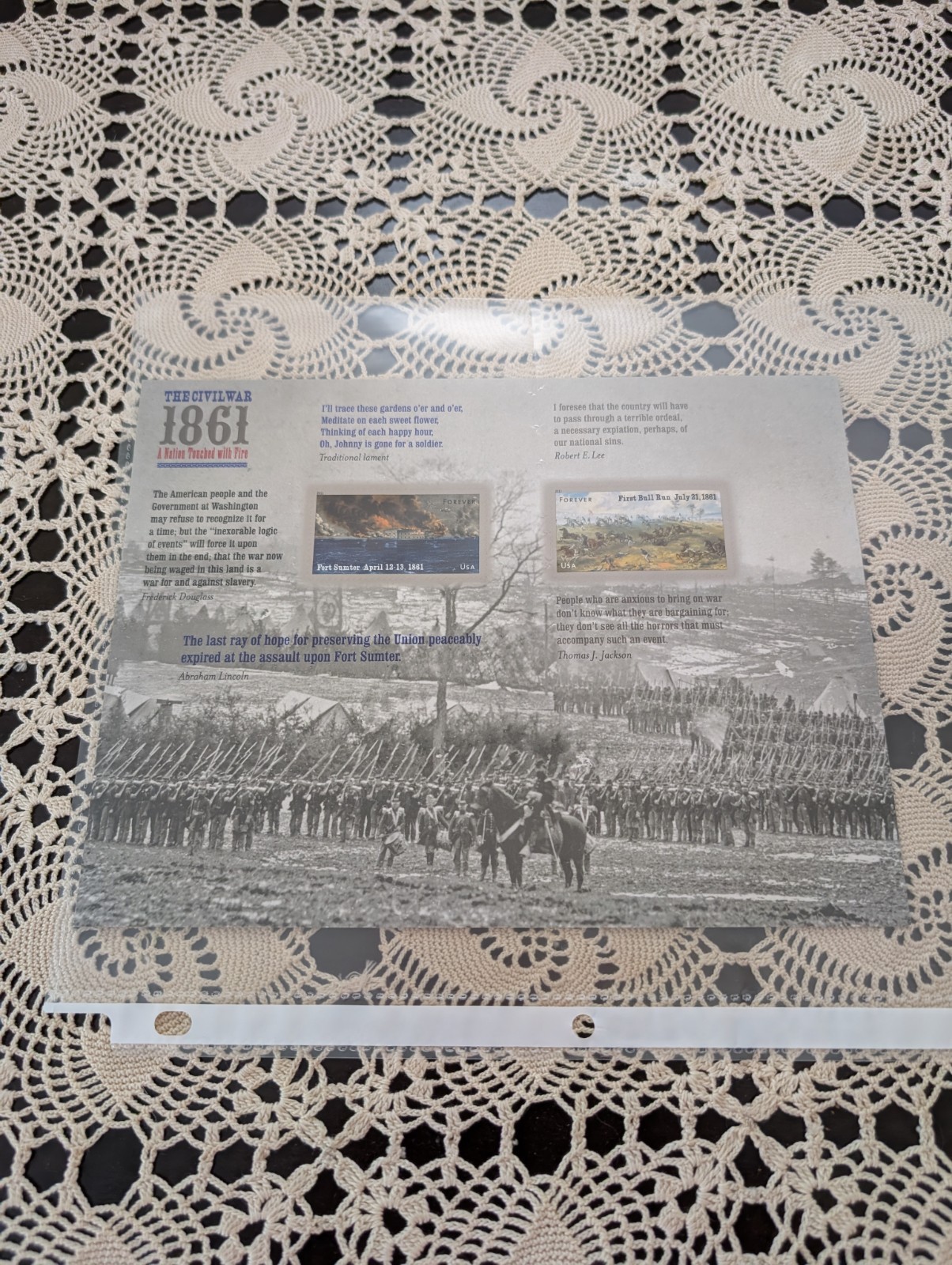 The Civil War 1861 Forever Stamps 12