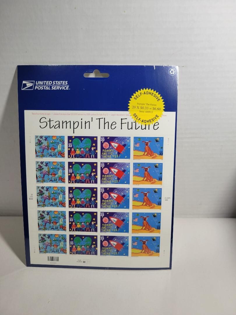 USPS Stampin’ The Future 33 Cent Factory Sealed