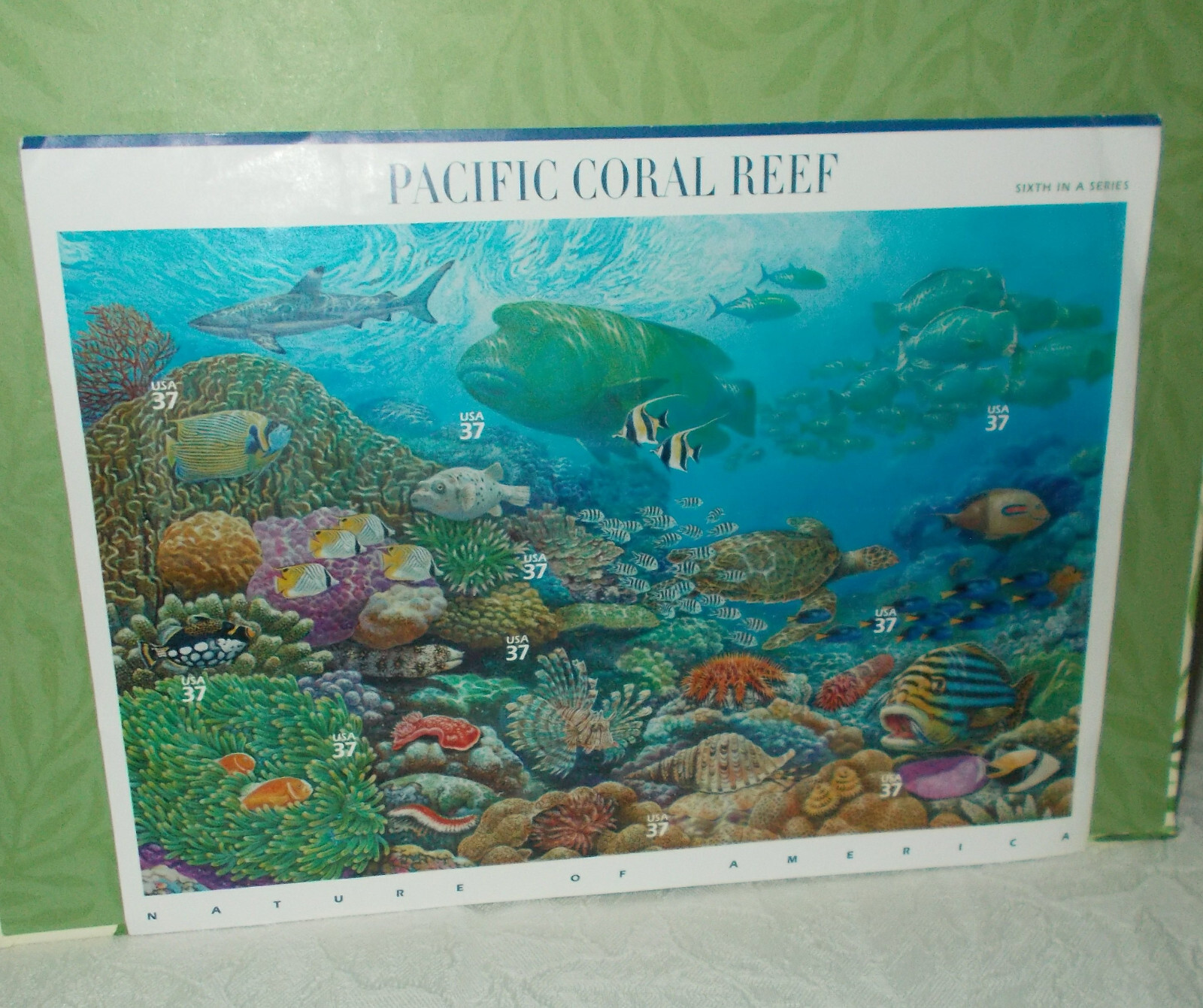 USPS Postage Stamps – PACIFIC CORAL REEF – Sheet of 10 – NEW