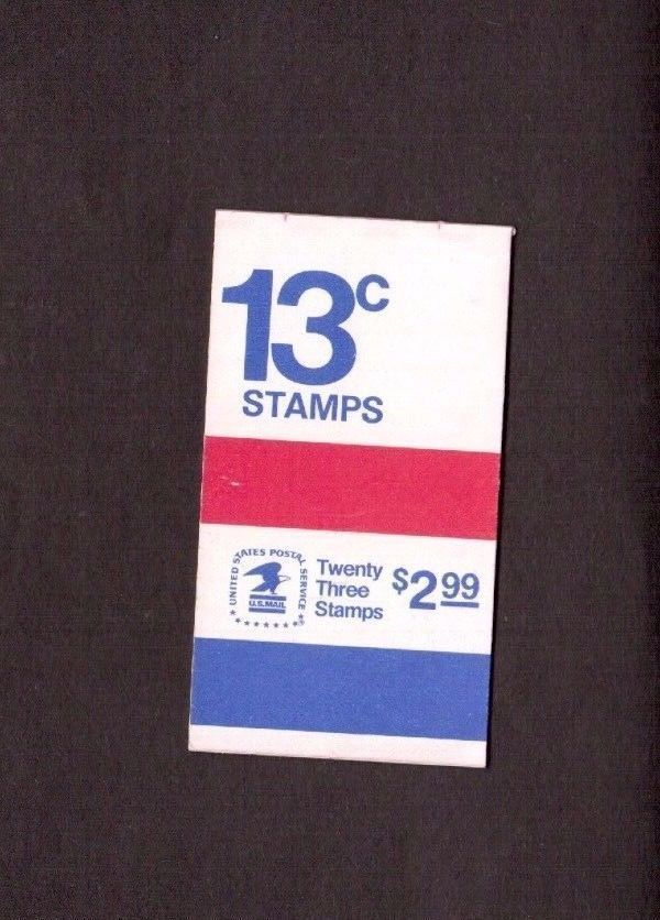 STAMPS Full Booklet # 1595 BK128 23 X 13 cent Liberty Bell 1976