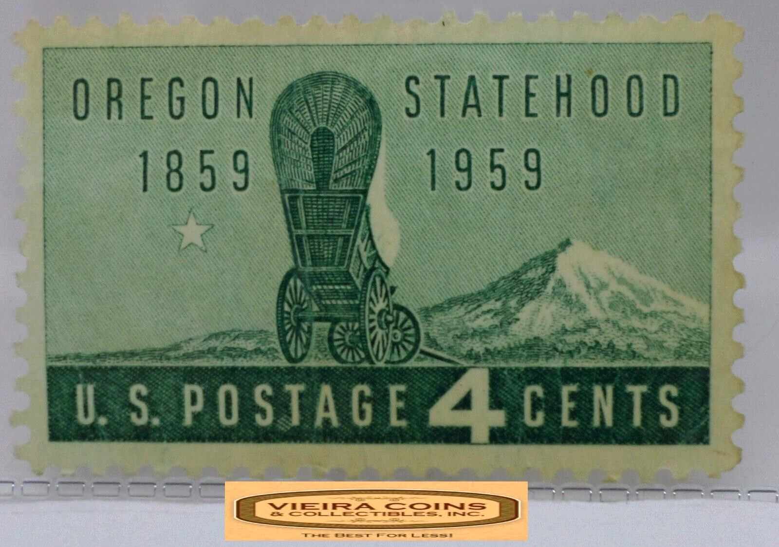 1959 USA Postage Oregon Statehood 4 Cents Stamp – #S41685NQ
