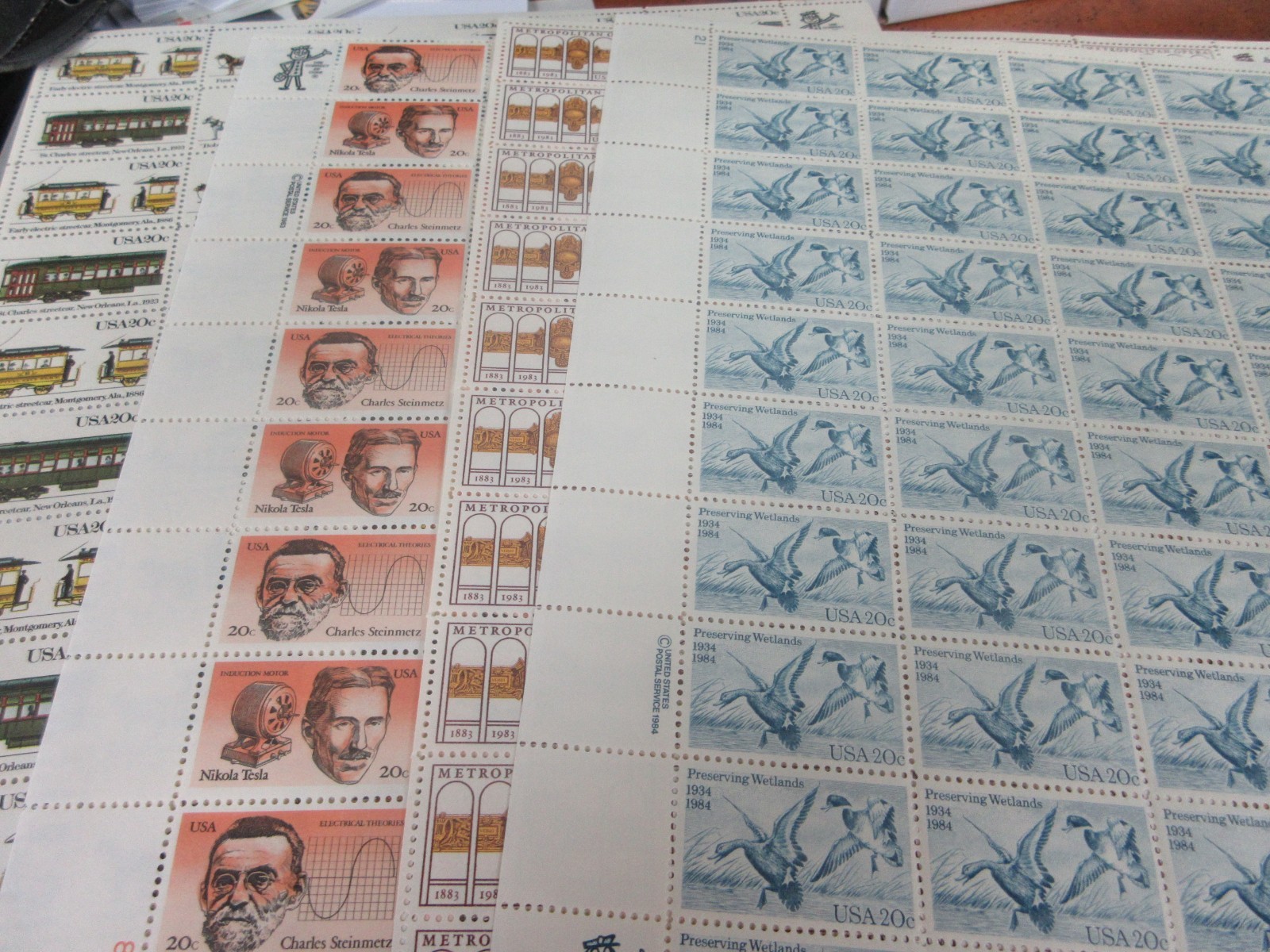 23 Different 20 Cent Sheets with Face Value of $230.00 Under 60 %
