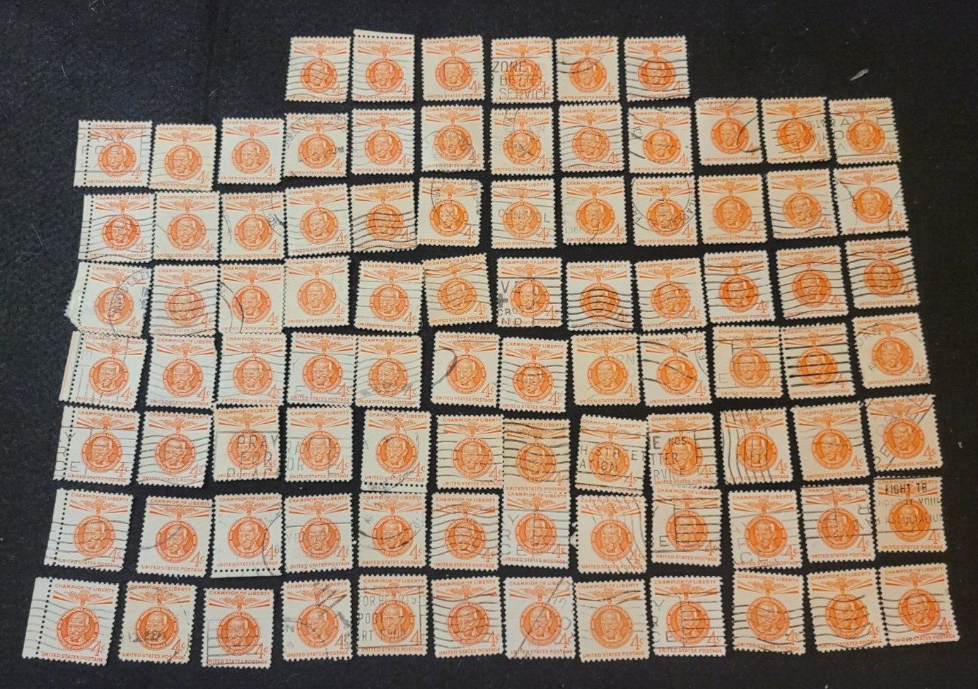 # 1174 – 1961 4c Champions of Liberty: Mahatma Gandhi ~ 1 Stamp 2 FREE Stamps