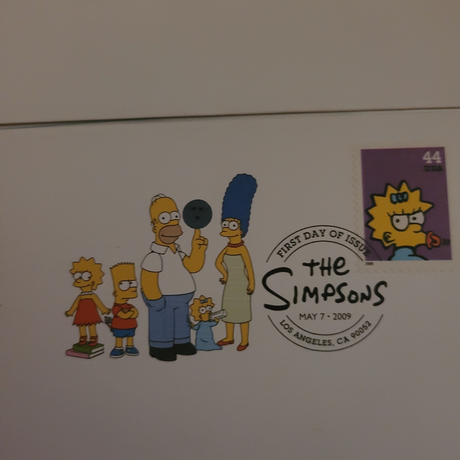 USPS The Simpsons First Day Collection Envelopes – Set of 3 Released May 7, 2009