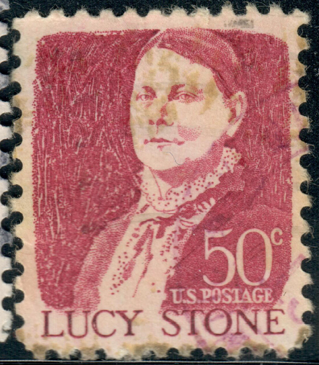 USA – 1968 – Prominent Americans – Lucy Stone – 50¢ – #3862