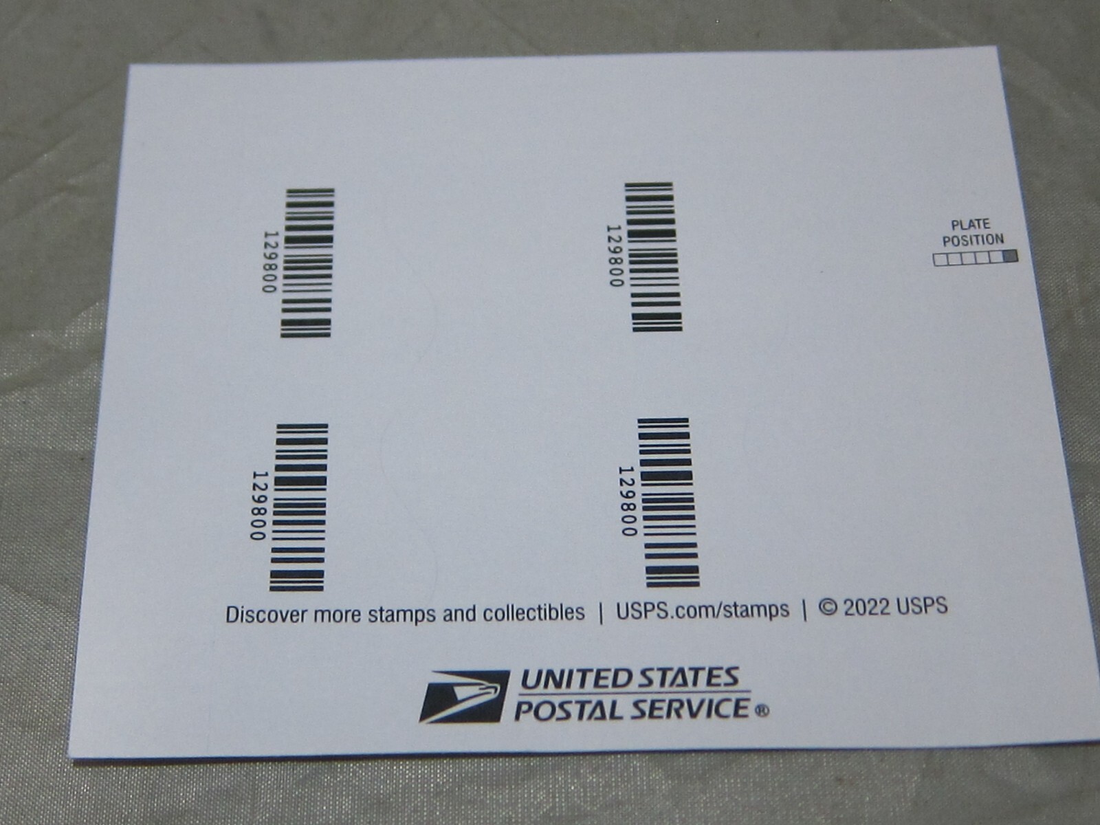 1 Sheet USPS $26.95 (4) Stamps Palace of Fine Arts