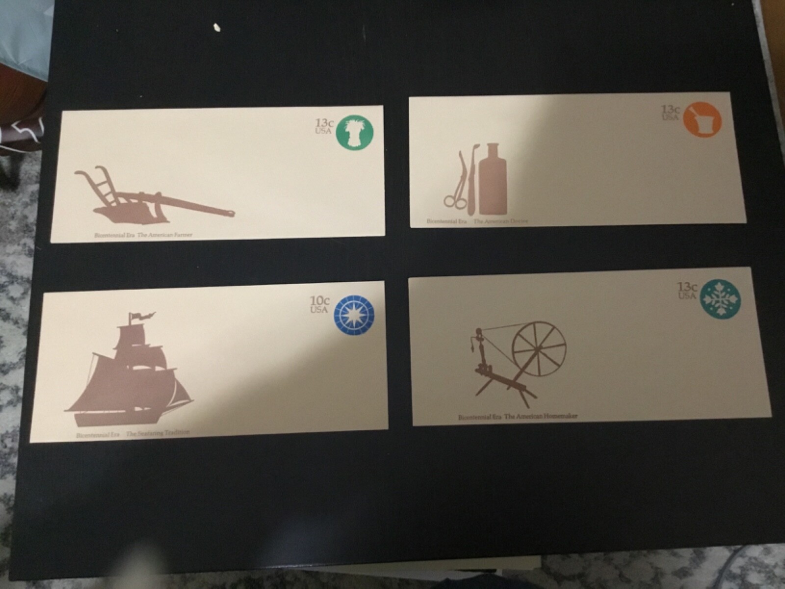 LOT of 4 UNITED STATES PRE-PAID ENVELOPE- free shipping