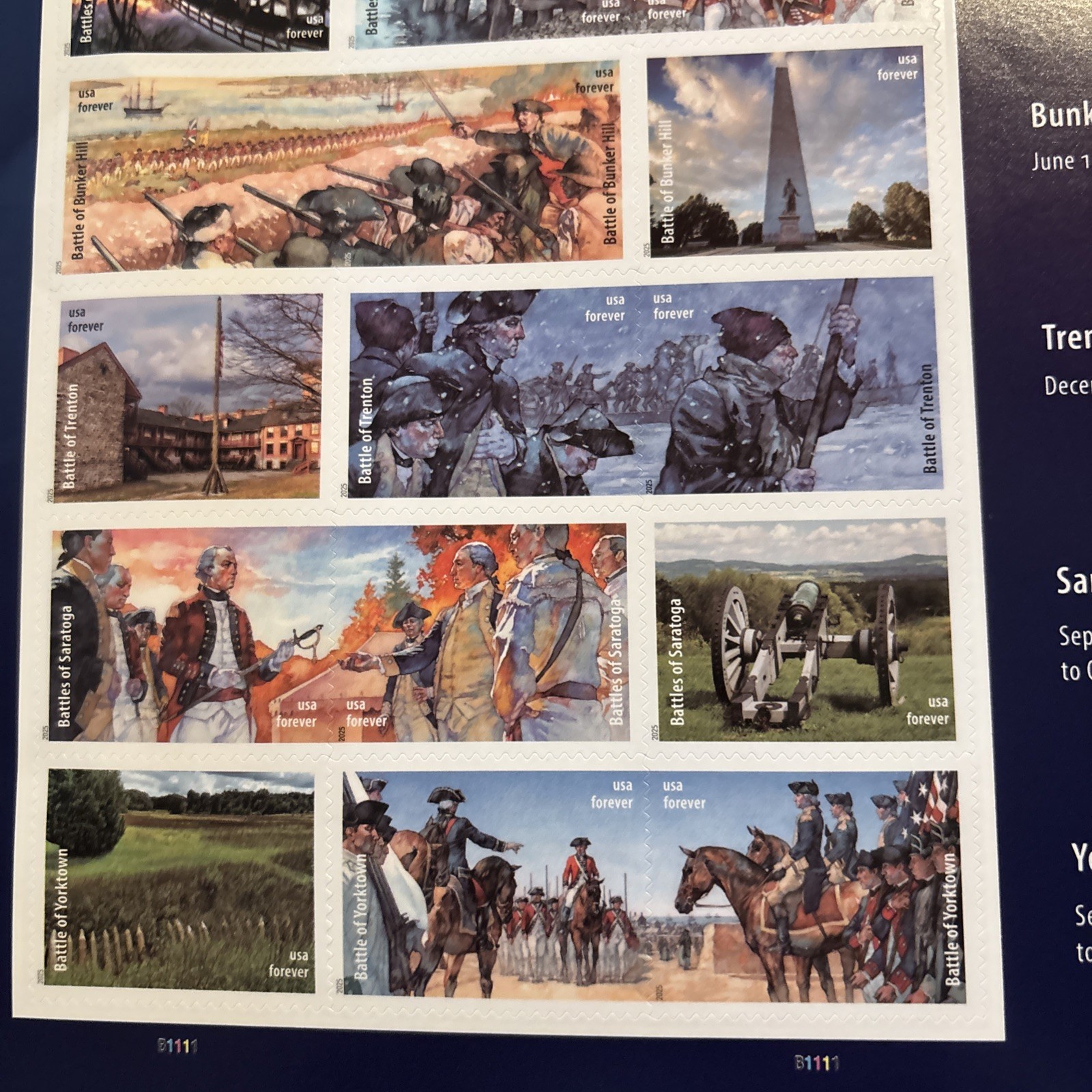 10 Forever Stamps Battlefields