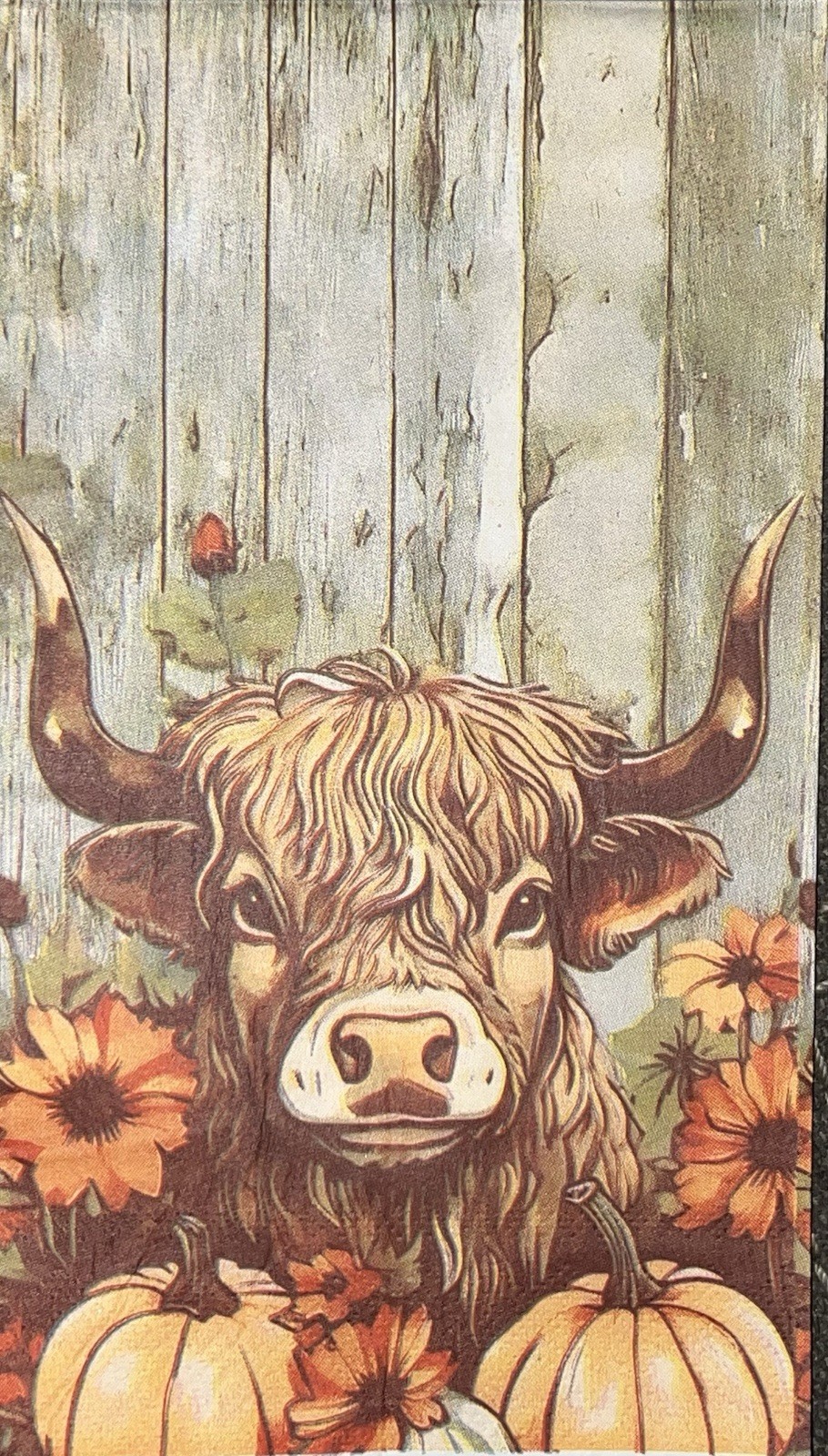 Three Paper Dinner Decoupage Art Craft Napkins -highland Cow- /sunflowers/autumn