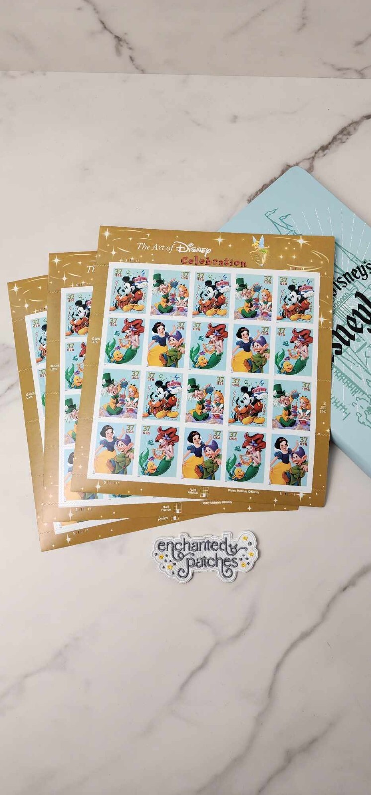 2005 The Art of DISNEY CELEBRATION FOREVER STAMPS 37¢ – 3 Sheets Mickey Mouse