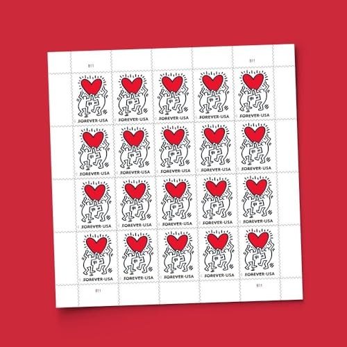 Love 2025 Postage Stamps (Sheet of 20) 20 Stamps