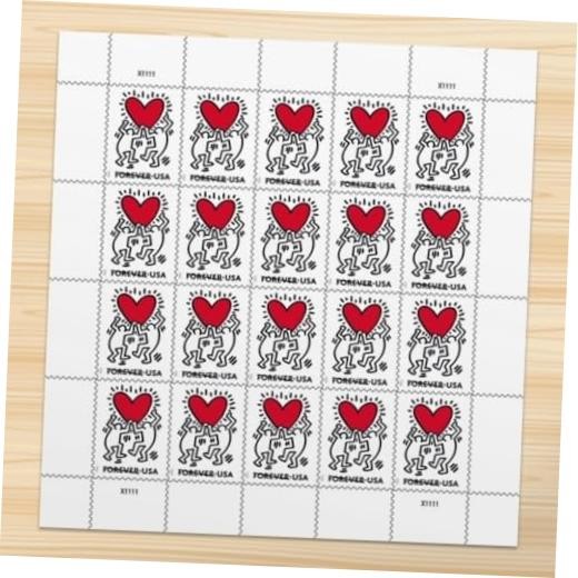 Love 2025 Postage Stamps (Sheet of 20) 20 Stamps