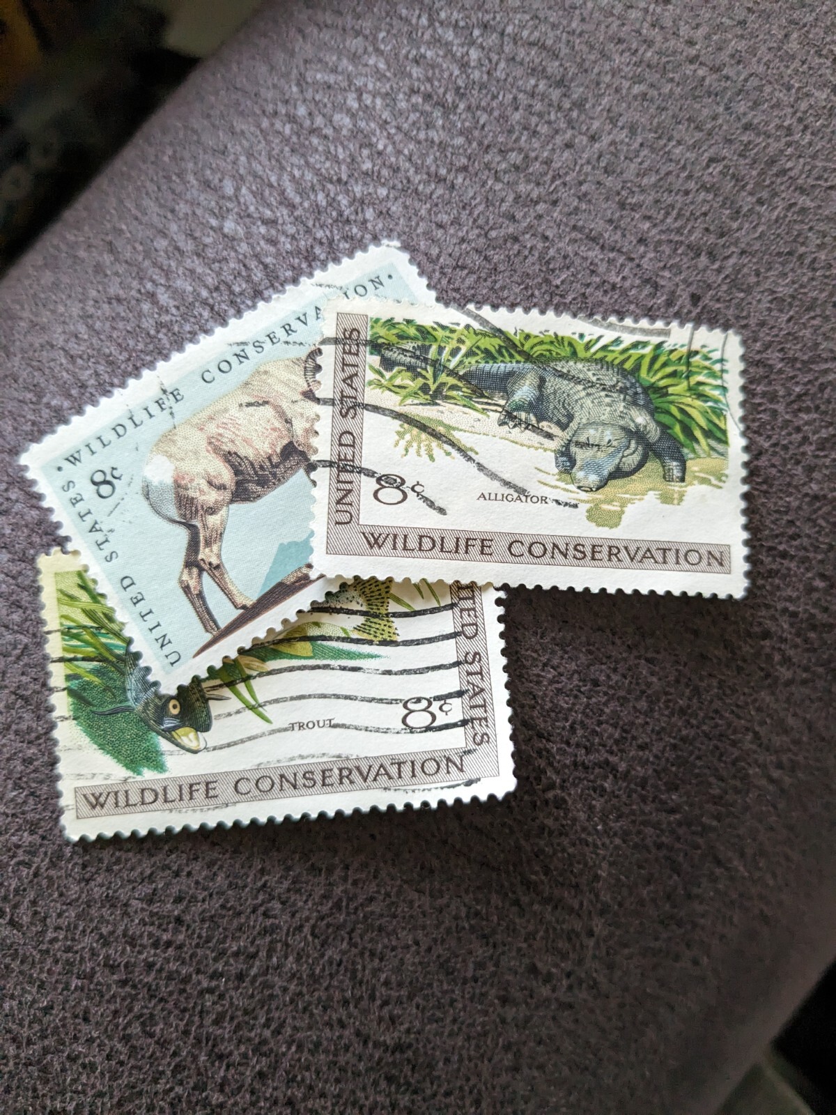 3 United States Wild Life Conservation Stamps