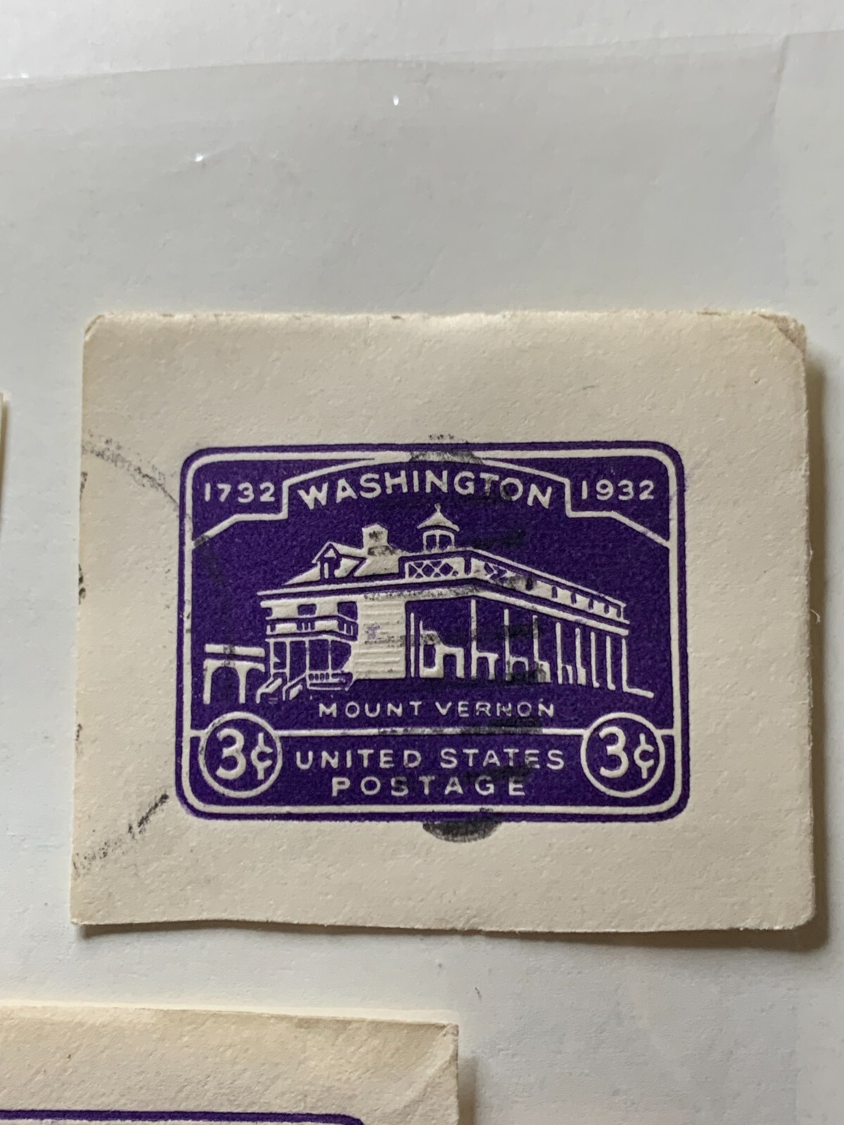1932 U.S. Stamped 3c Violet Sc#U526 Used (3 pcs)