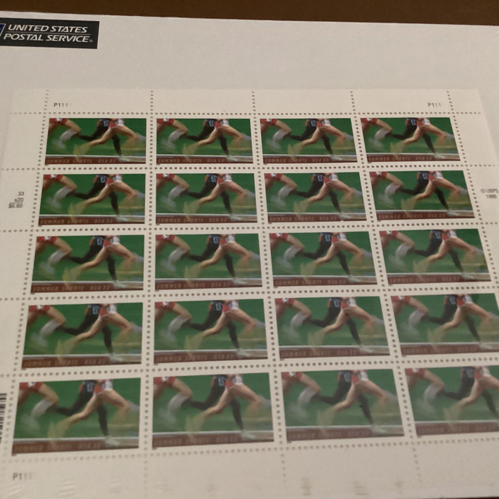 SCOTT#3397 SHEET OF 20 SUMMER SPORTS 33 CENT MNH-NIP-2000-US