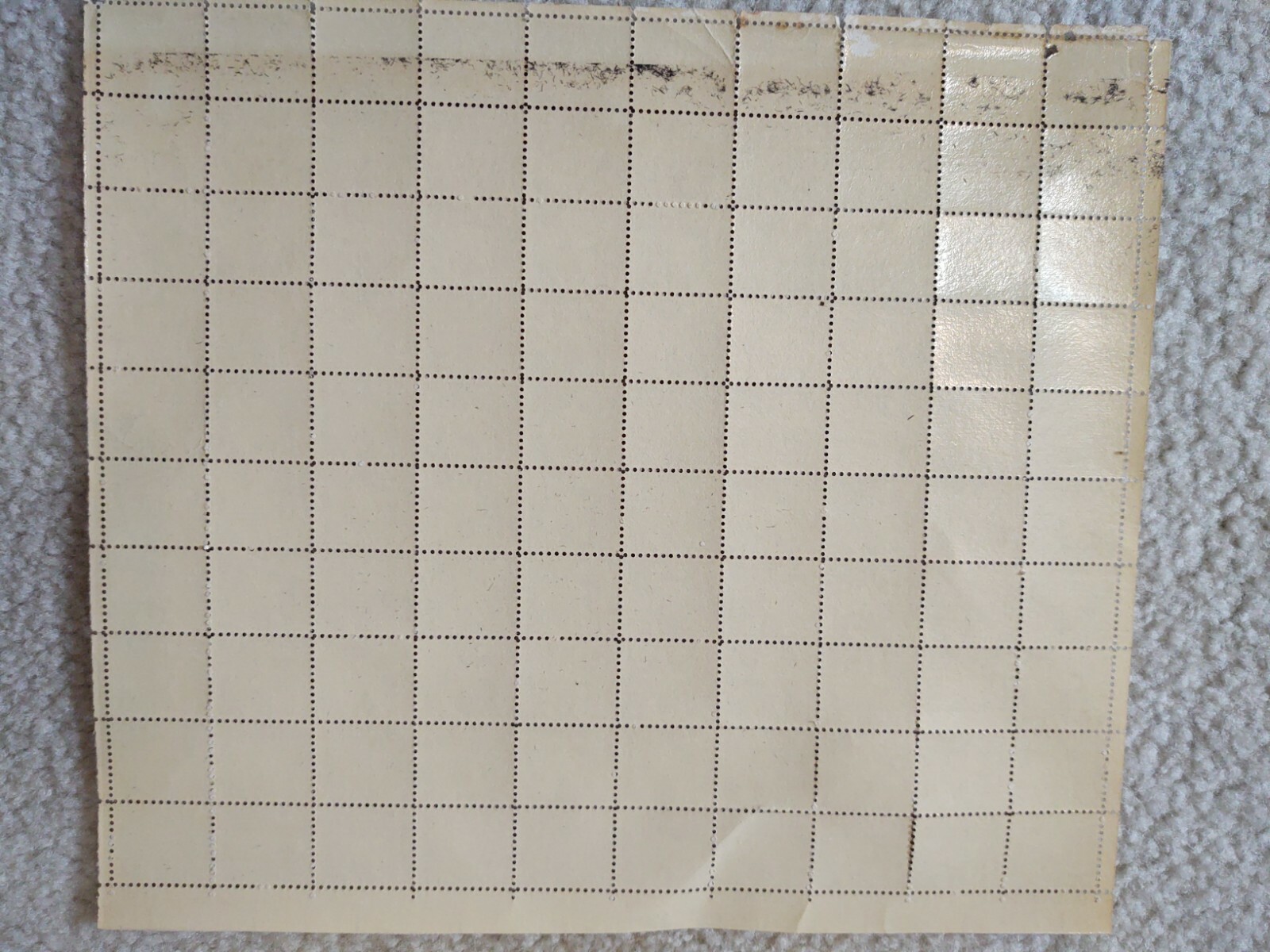 1981 Postage Stamp Full Sheet, US Postage B Stamp, #1818