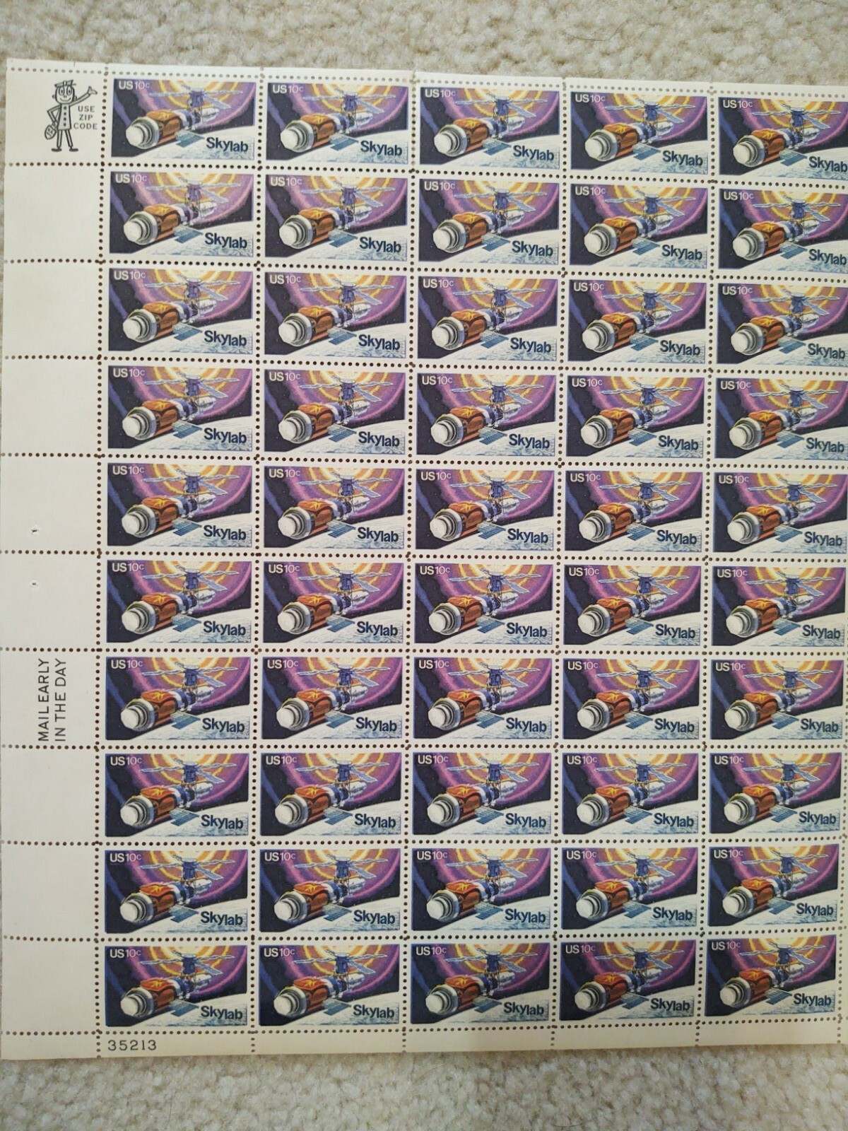 US Stamps – Full Sheets, Lot of 10 Mint Sheets 5 cents – 22 cents, all MNH
