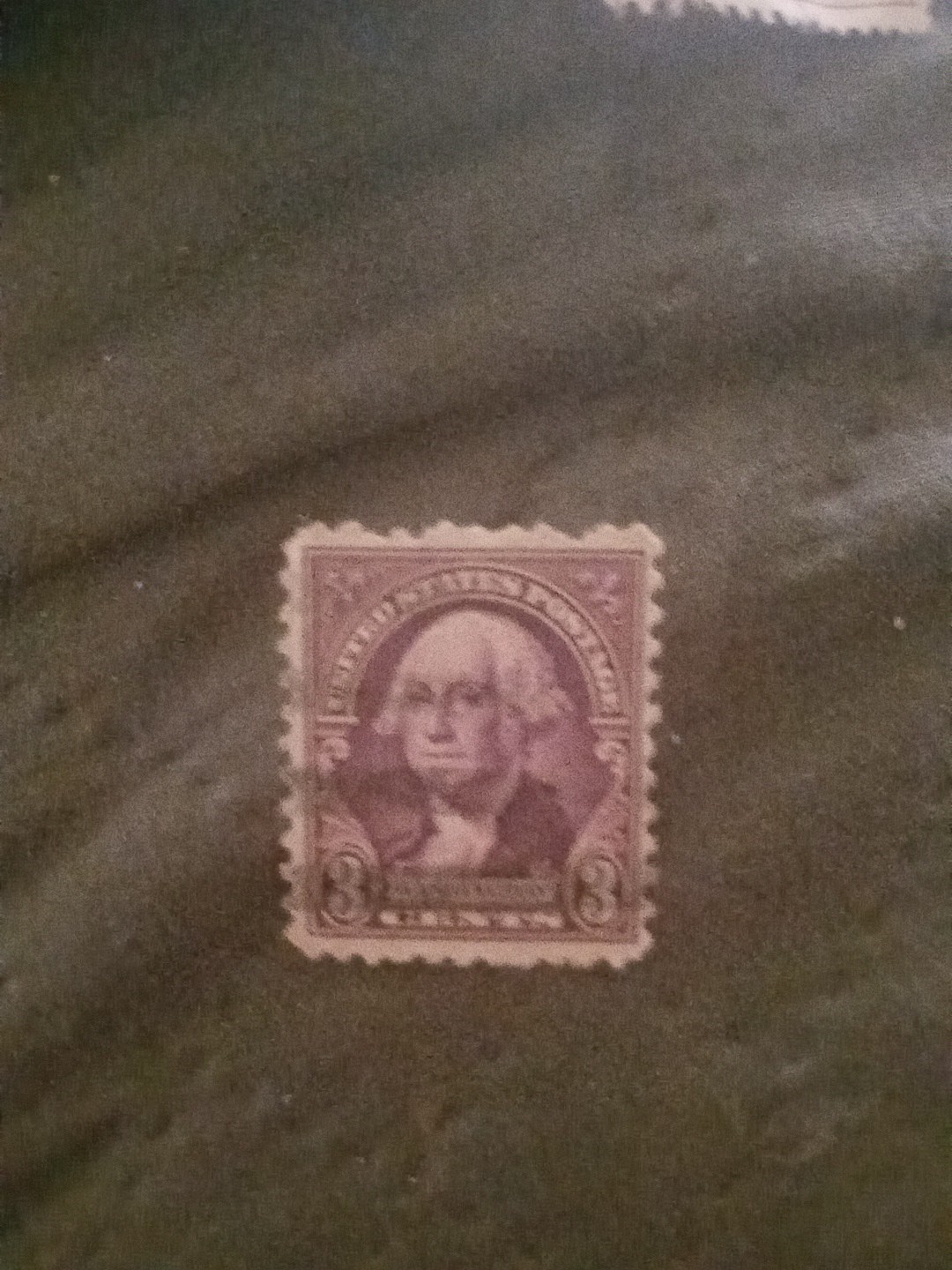 1932 US 3 Cent George Washington Vintage Stamp Purple/Violet