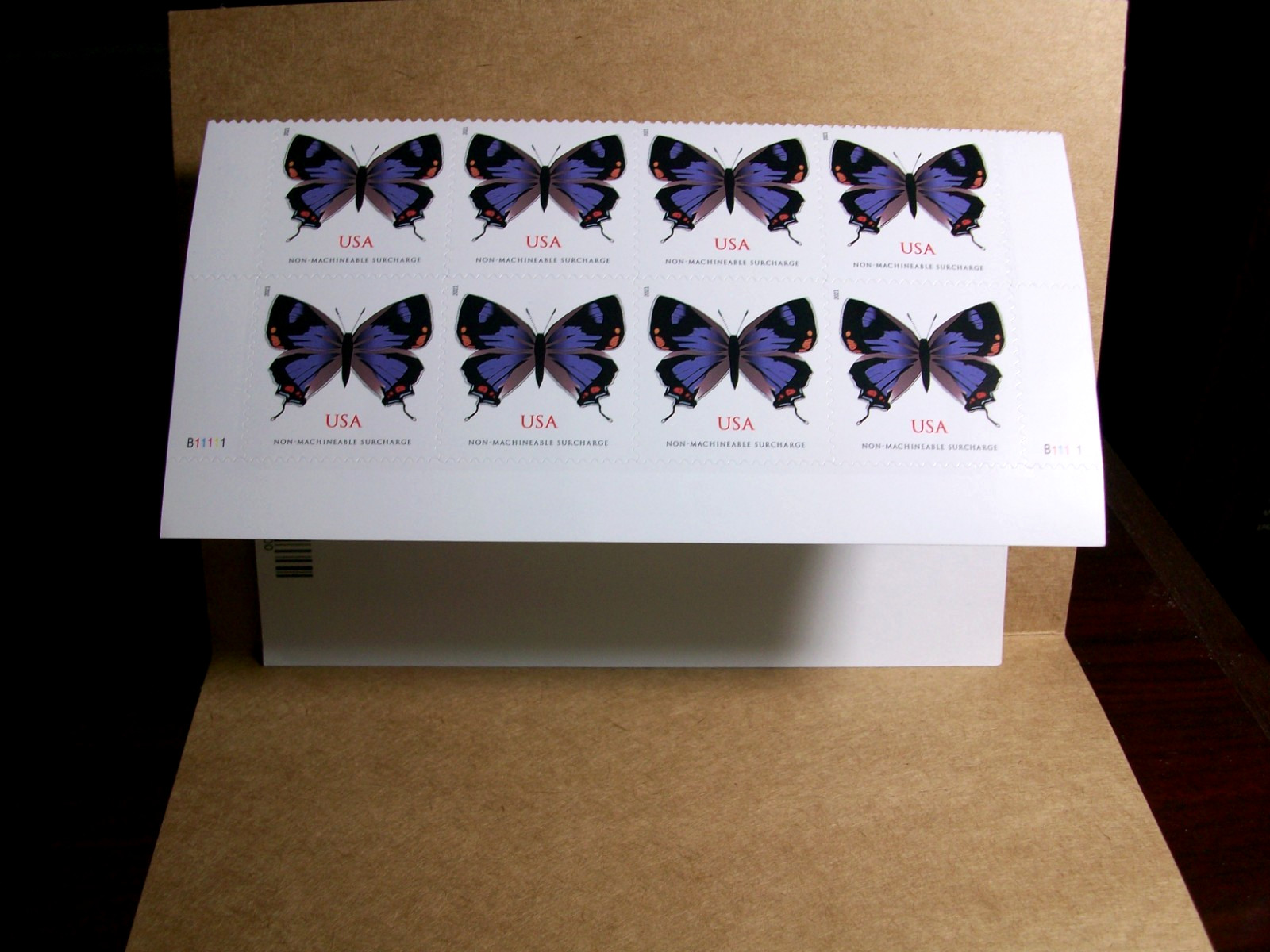 USPS Postage Stamps Sheet of 20 Non Machinable Colorado Hairstreak, $25.40 Value