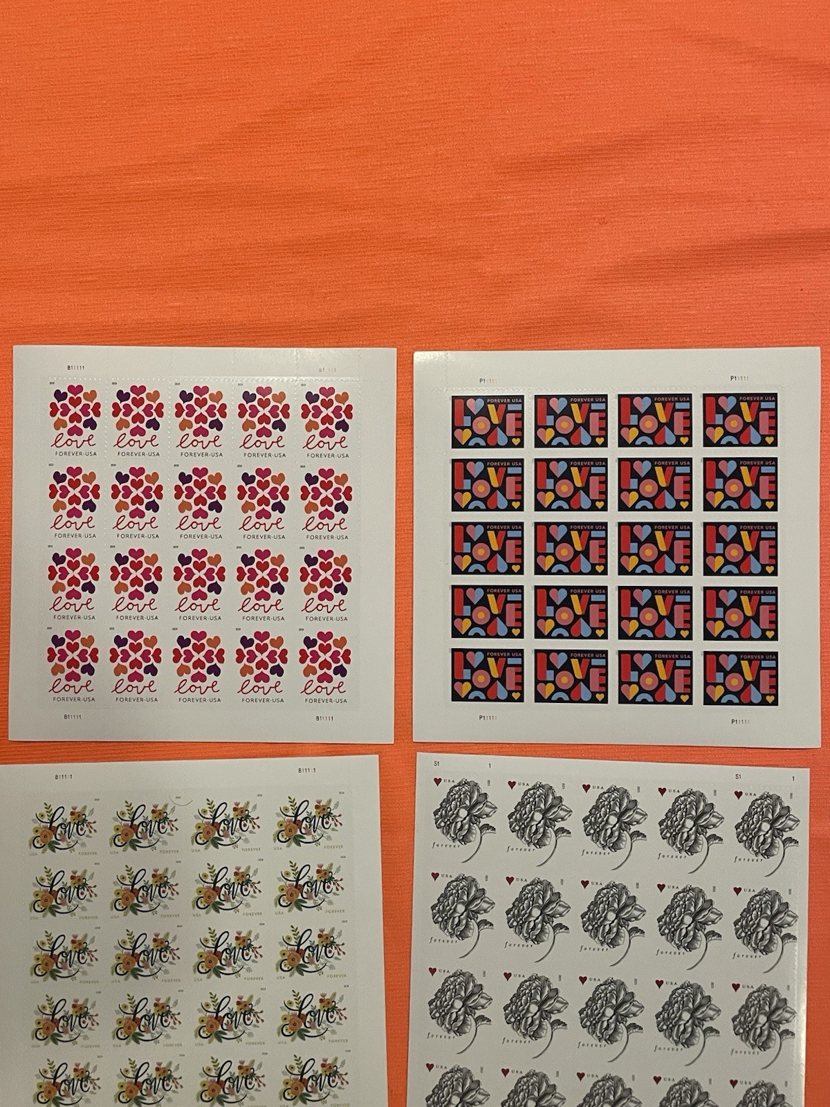 USPS Forever Stamps Mixed Lot (10) Booklets (200 PCS) MNH FV $156 (1B)