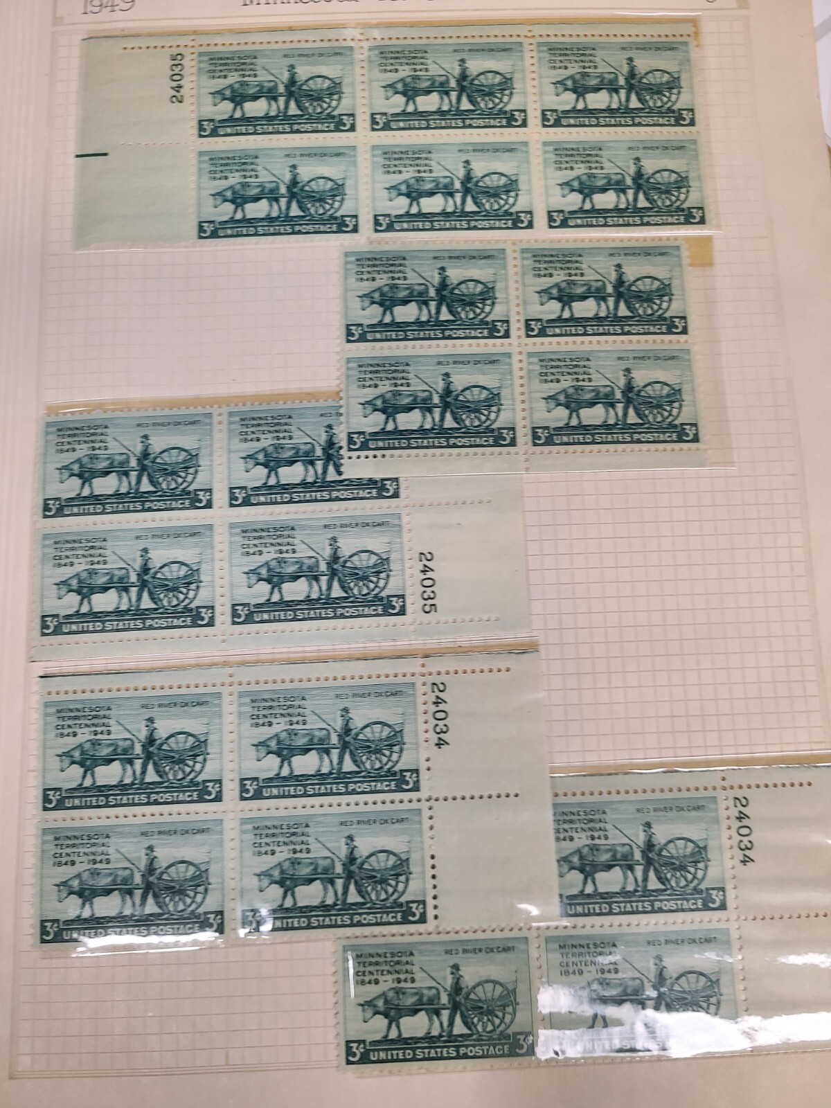 Lot of 174 1940’s Postage Stamps