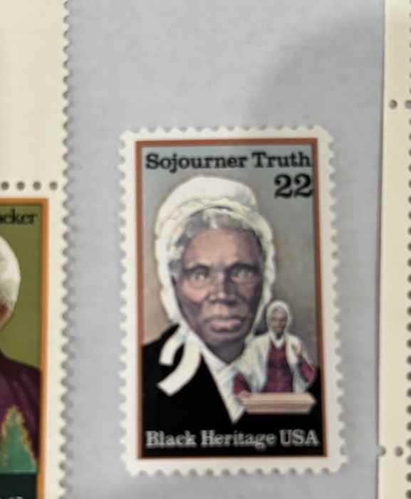 MNH, US Black Heritage Postage Stamps, 4 different famous Americans, Off Paper