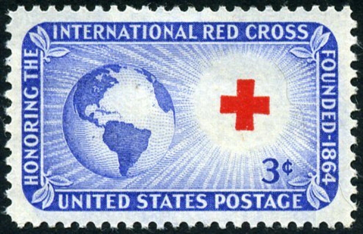 USA 1952 – Honoring the International Red Cross — Mnh Stamp – Scott #1016 🤩