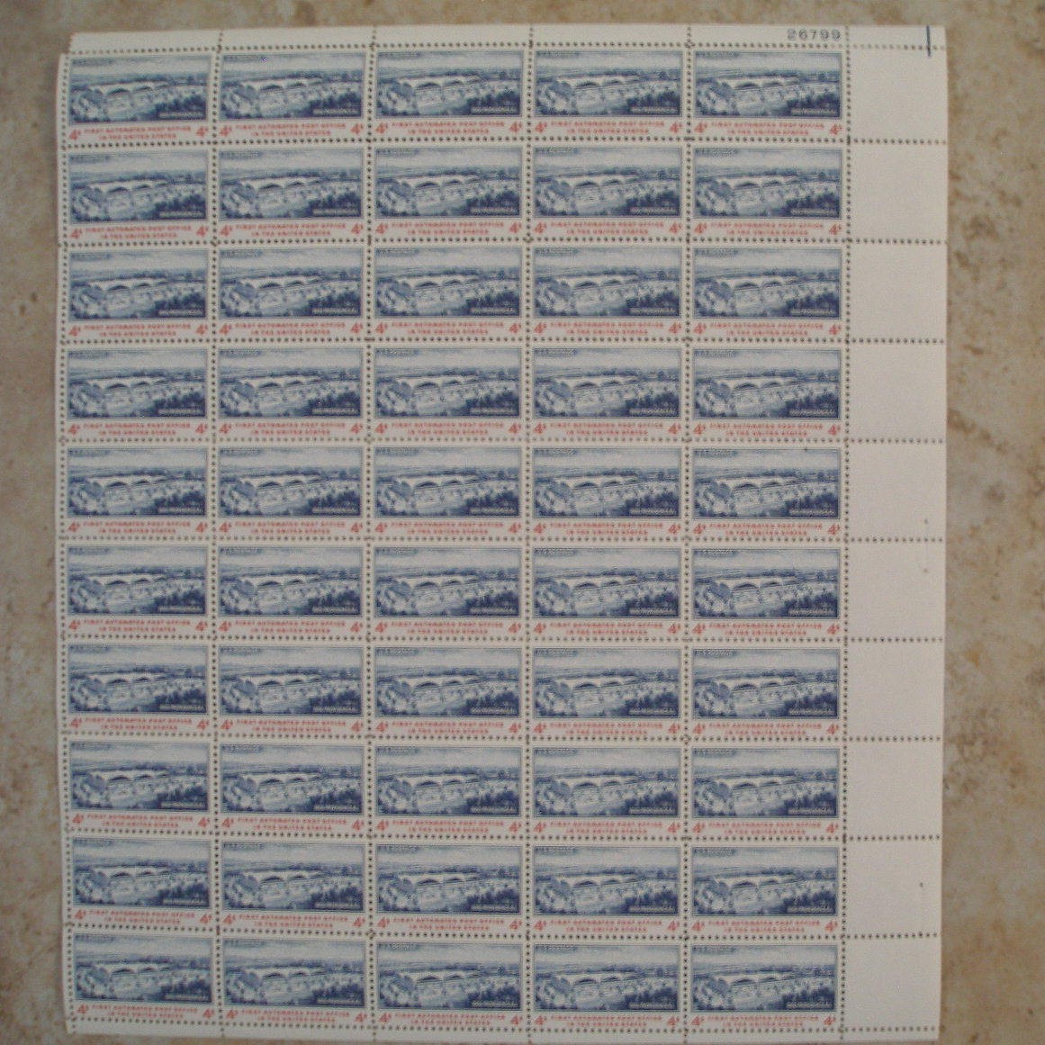 FULL SHEET Stamp # 1164 AUTOMATED POST OFFICE 4 cent