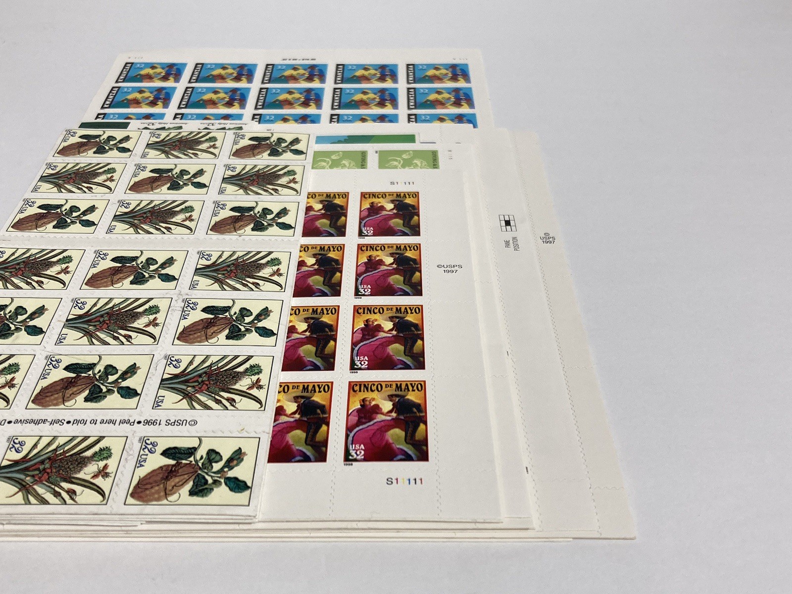 Lot of US Stamp 32 Cent Booklets with Face Value of $211.20