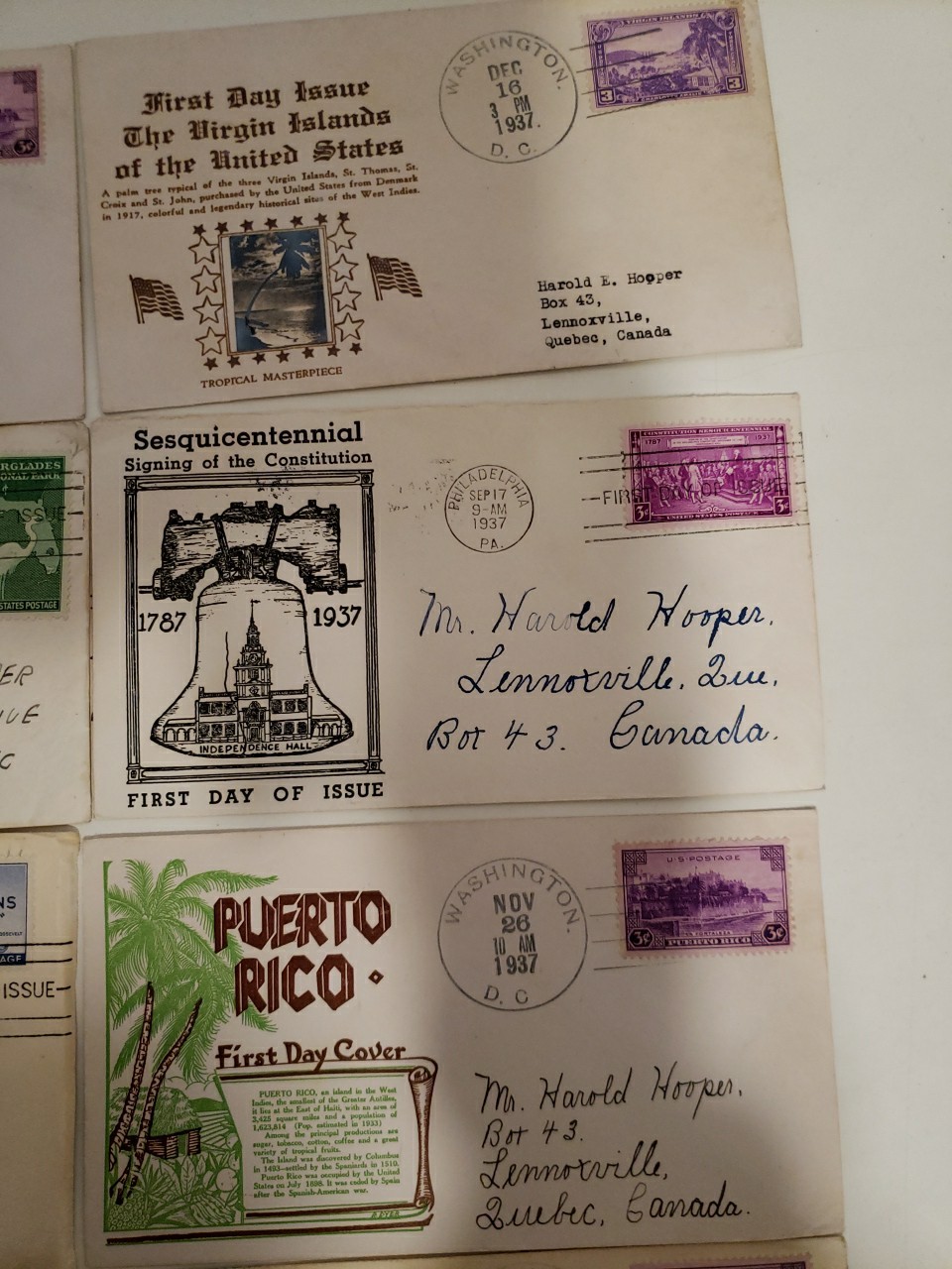 Lot of 20 — First Day Cover Issue Stamp FDC — 1929 To 1947’s Mix Lot