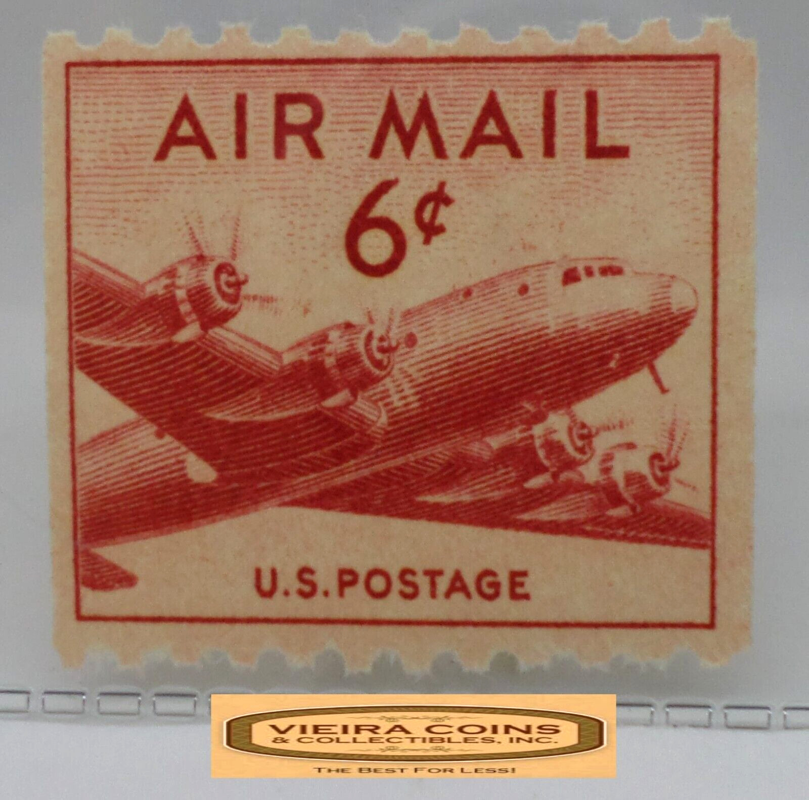 USA Postage Air Mail 6 Cents Stamp – #S40985NQ